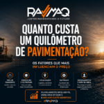 Quanto custa um quilômetro de pavimentação?
